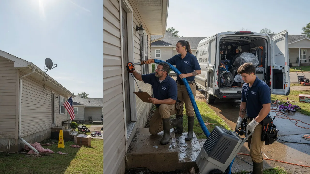 Ceiling Water Damage Restoration in Plainfield, PA near me